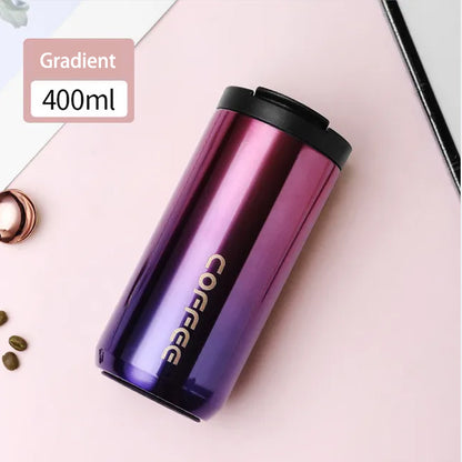 Simple Modern Travel Coffee Mug with Lid /Wine Tumbler/ Stainless